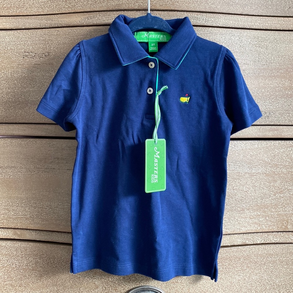 NWT Masters Polo 3T The Augusta National blue and green polo